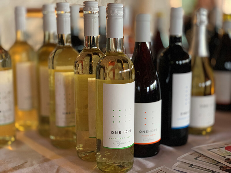 OneHope wine available at Salmon Falls Resort