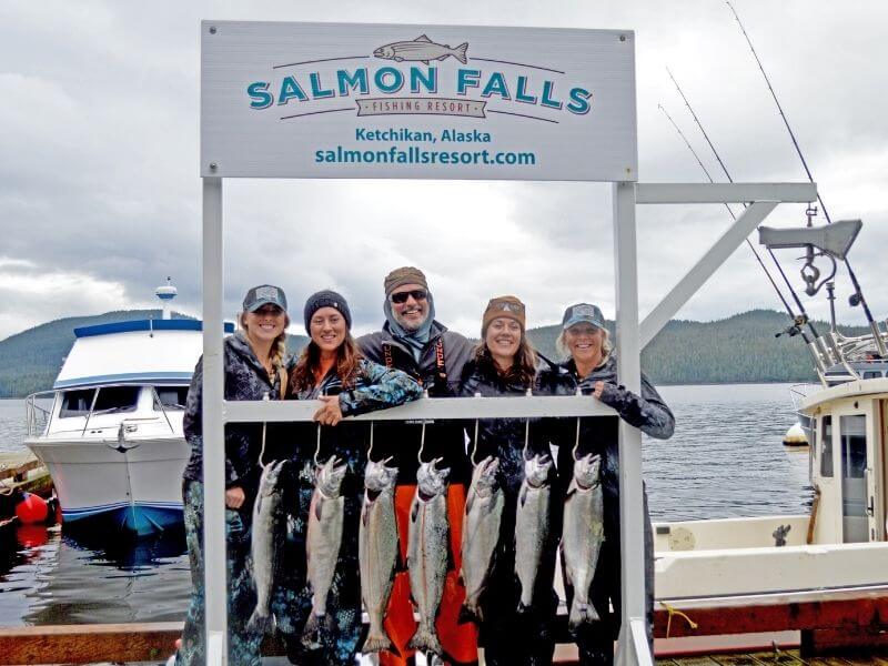 Late September fishing at Salmon Falls Resort
